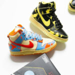 Nike Wmns Dunk High 1985 'Acid Wash' Orange & Yellow (couv)