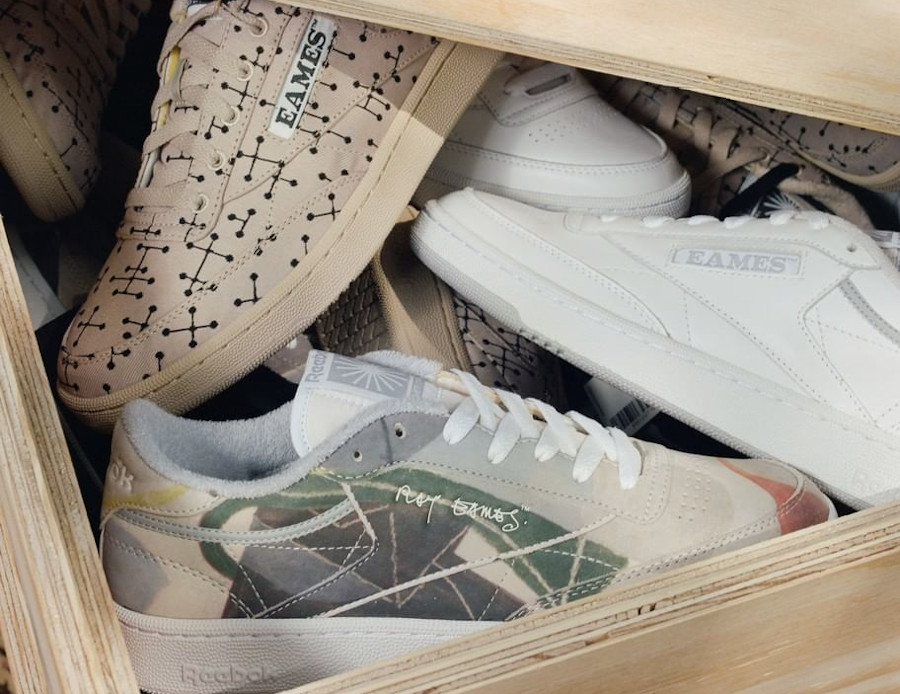 Reebok Club C x Eames Dot Pattern & Composition