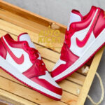 AJ1 Low Cardinal Red (Rouge Curry clair) 553558-607