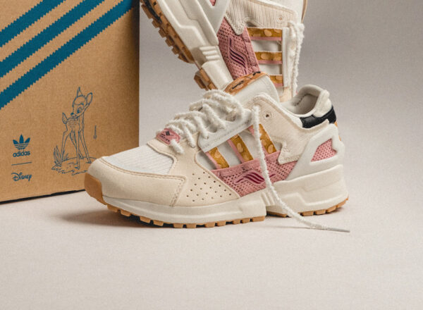 Adidas ZX 10000 x Disney Bambi beige et rose GW8312 600x440