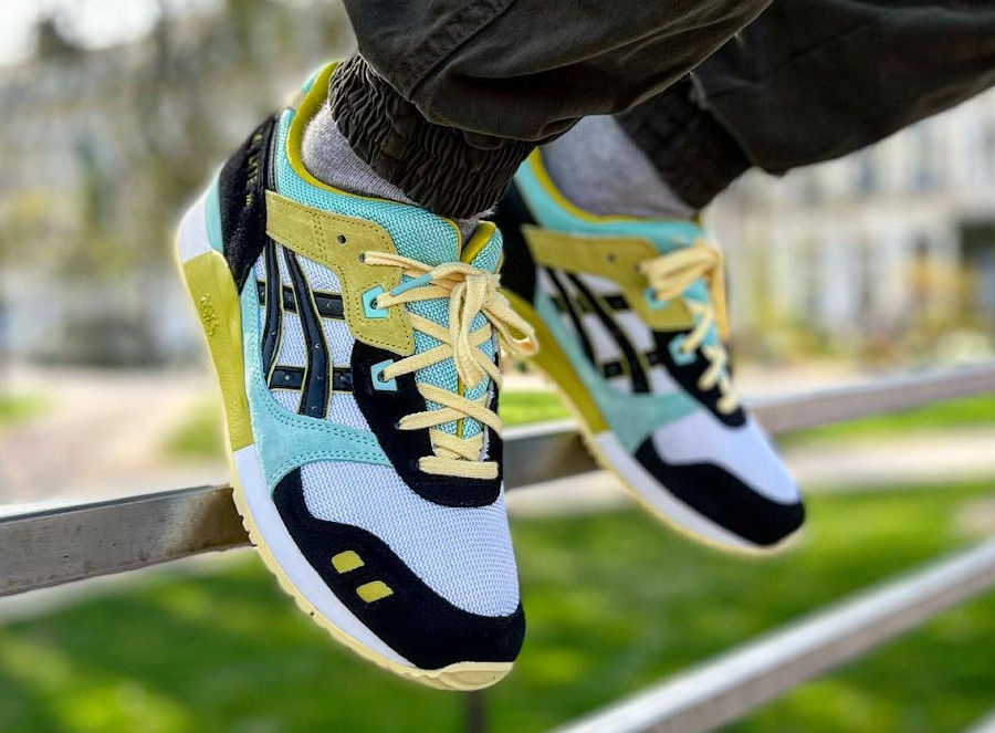 Asics Gel Lyte 3 OG 'White Black Moss Green Blue' (Easter 2022)