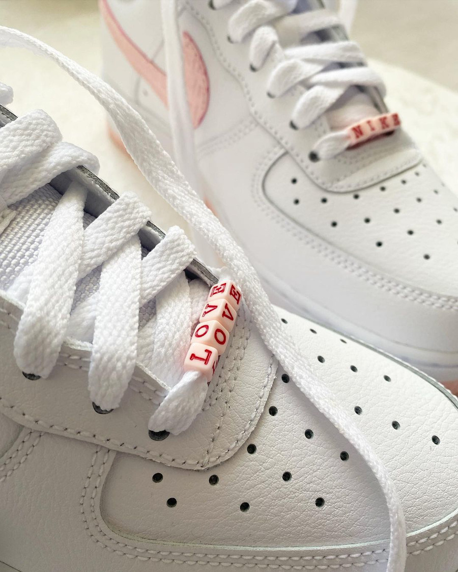 Nike Air Force 1 Low '07 VD amour blanche et rose DQ9320-100 (3)