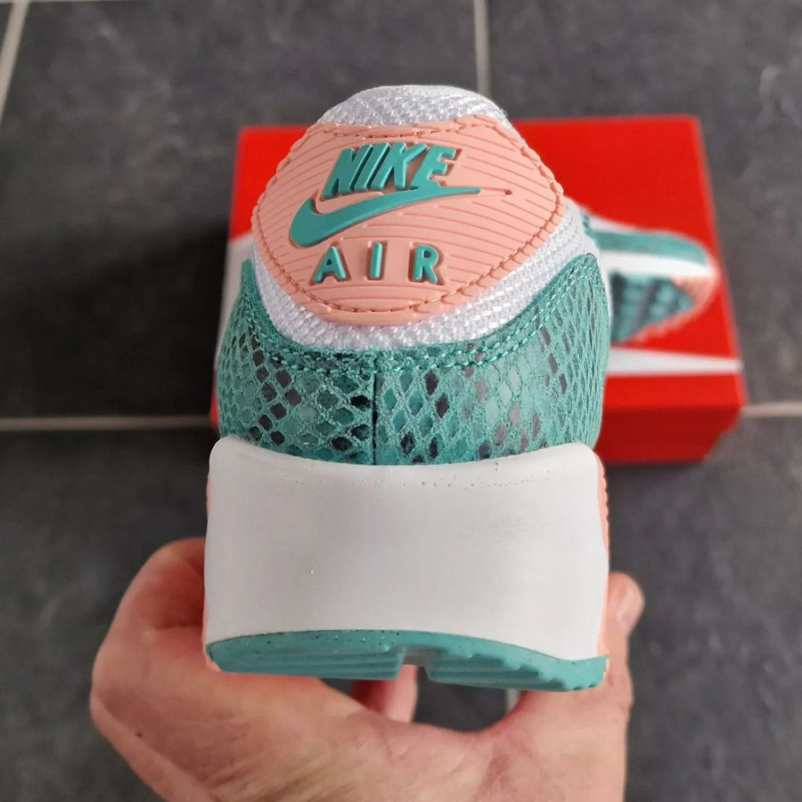 Nike Air Max 3 peau de serpent bleu sarcelle délavé corail (11)