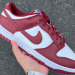 Nike Dunk Low blanche et bordeaux DD1391-601 (5)