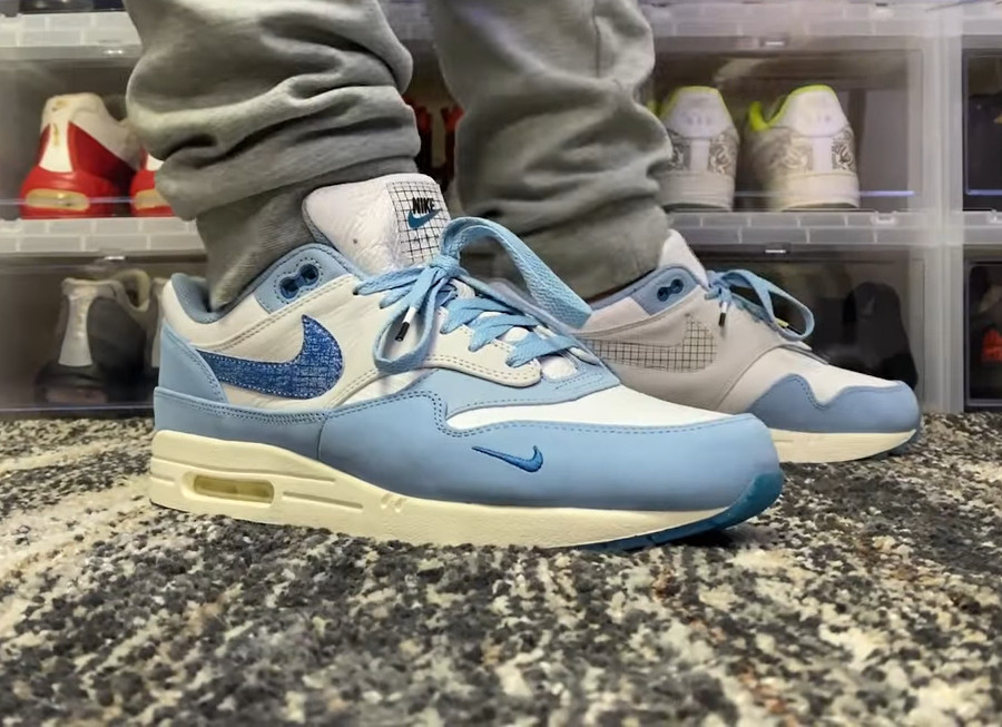 Nike Wmns Air Max 1 PRM 'Blueprint' (bleu ciel) DR0448-100