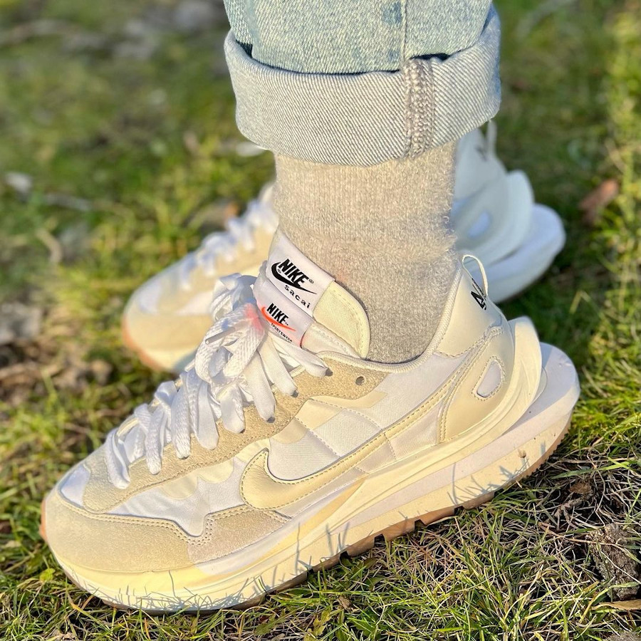 sacai × Nike Vapor Waffle White Gum