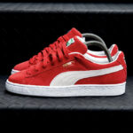 Puma Suede XXI rouge pas cher 374915-02