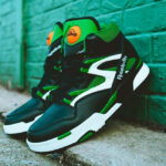 Reebok purple Pump Omni Zone 2 'Black' Celtics Boston 2022 GX3779