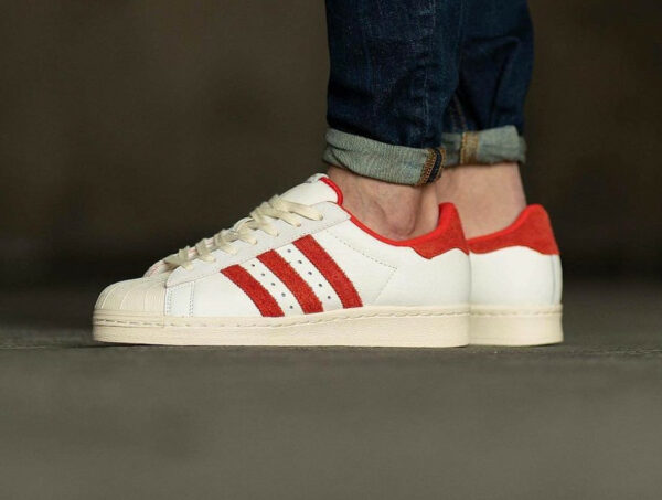 Adidas Superstar 82 Vivid Red Cream White (GY8457)