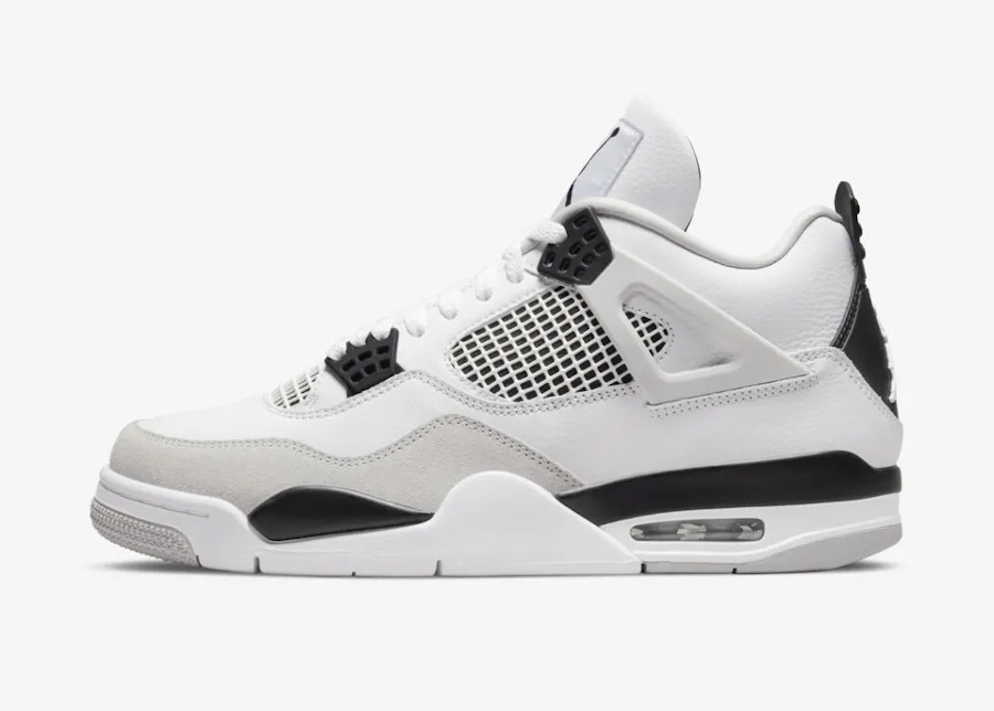 Air Jordan 4 Retro White and Black