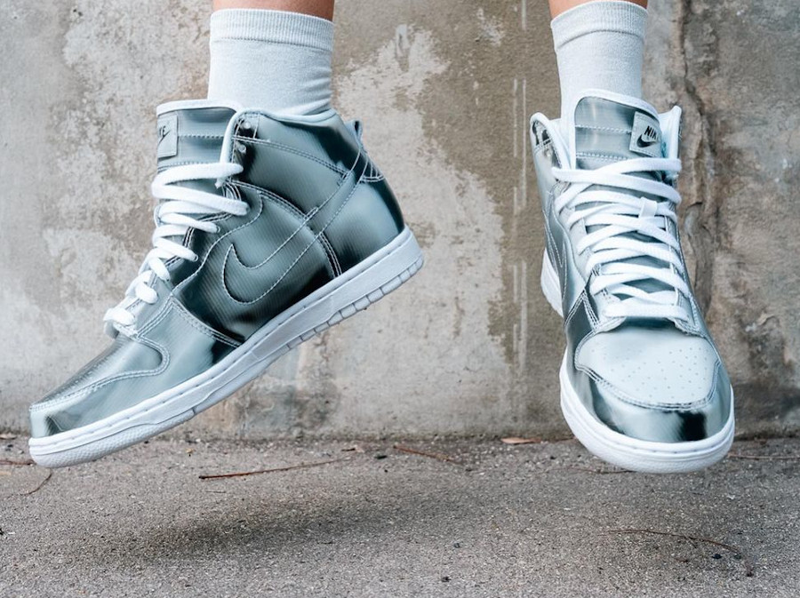Nike Dunk High x Clot Flux effet m tal liquide