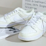 Nike Dunk Low Retro lait de coco voile et blanc (8)