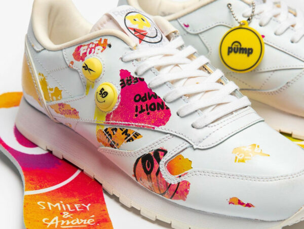 Reebok Classic Leather Pump x Smiley 50th Anniversary (GY1580) couv