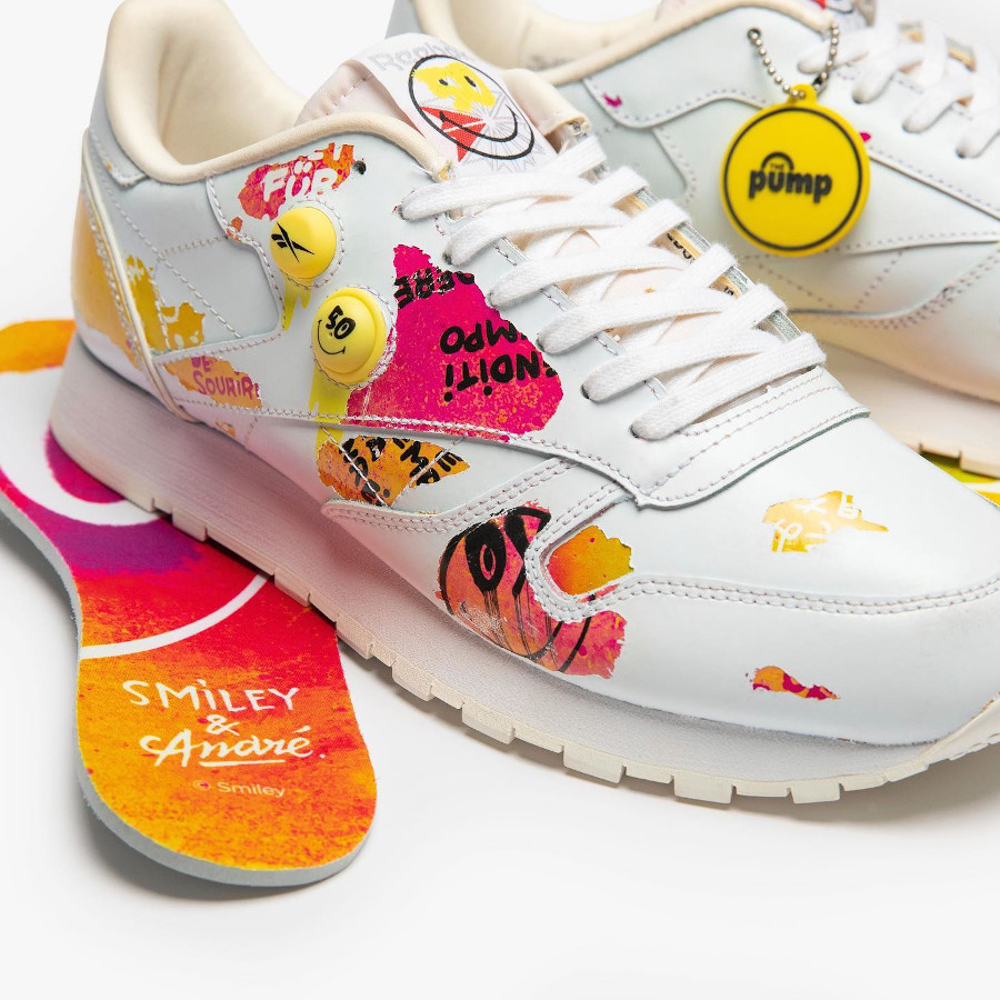 Reebok pumps 1990 femme jaune sale