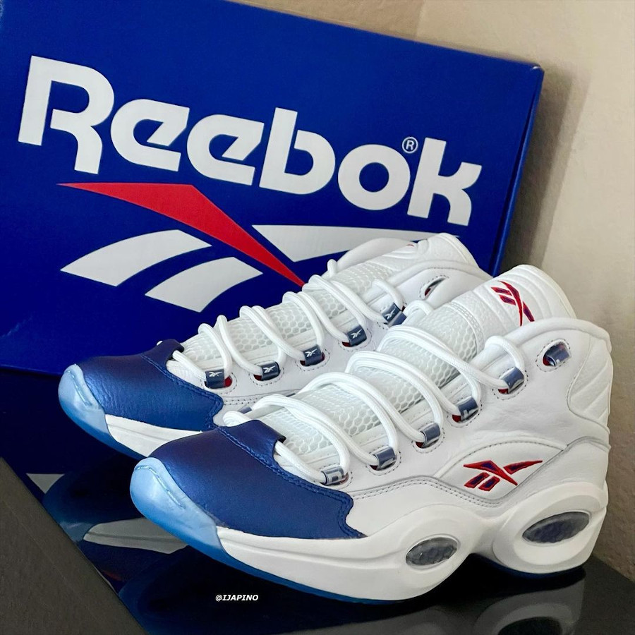 Reebok Question Mid bout bleue (2)