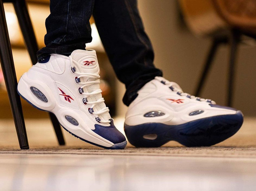 Reebok Question Mid bout bleue (5)