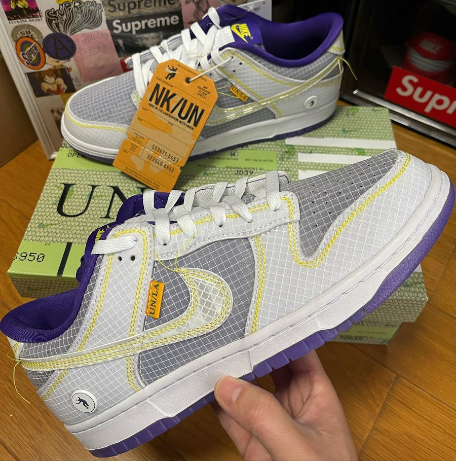 Union x Nike Dunk Low Court Purple