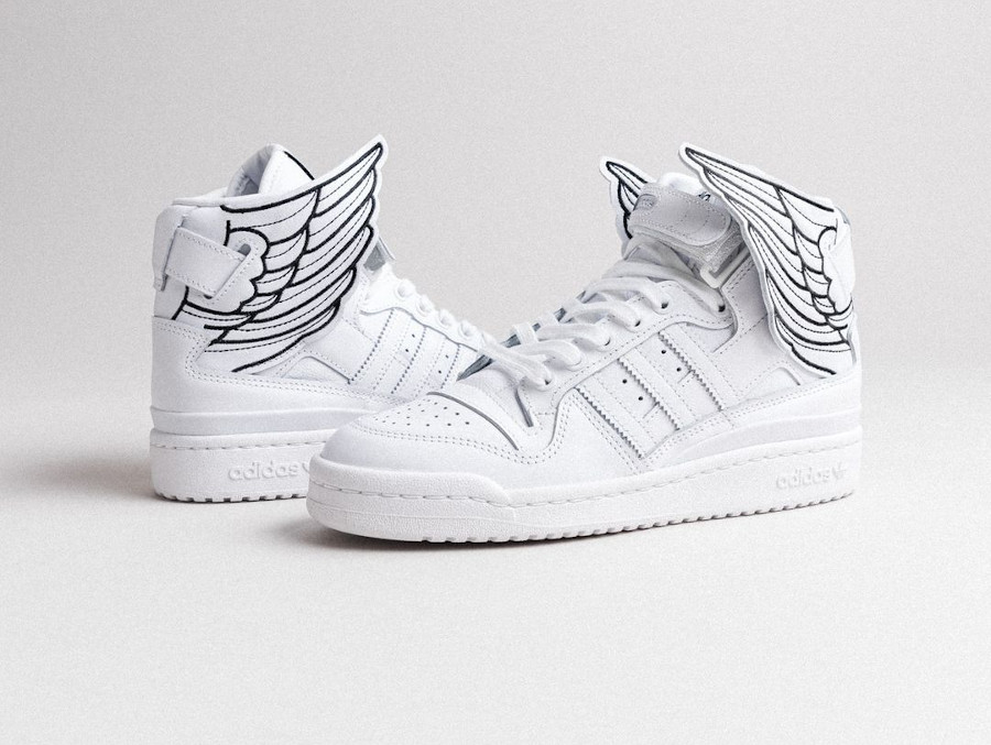 Adidas Forum JS Wings 4.0 blanche (3)