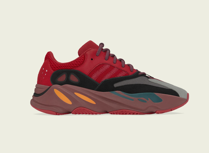 Adidas Yeezy Boost 700 Hi Res Red