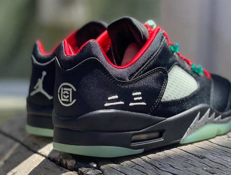 Air Jordan 5 Low Clotinc qui brille dans le noir (2)