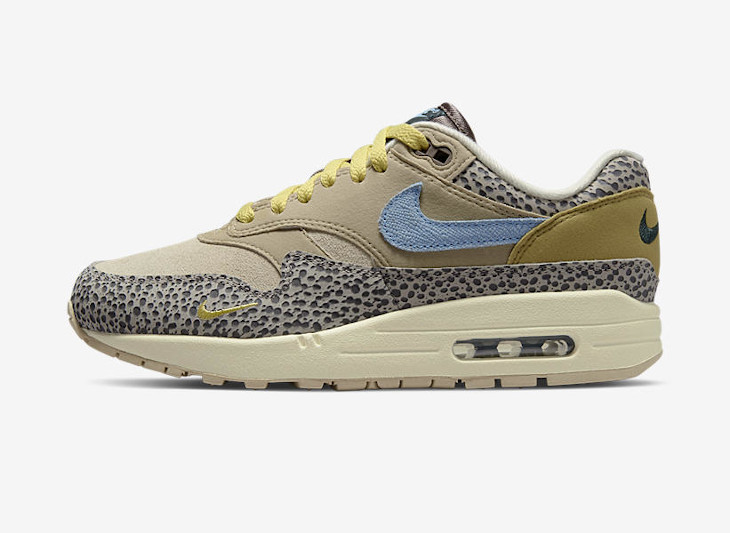 Nike Air Max 1 Cobblestone and Worn Blue