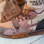 Nike Air Trainer 1 x Travis Scott Cactus Jack Archaeo Brown Rust Pink