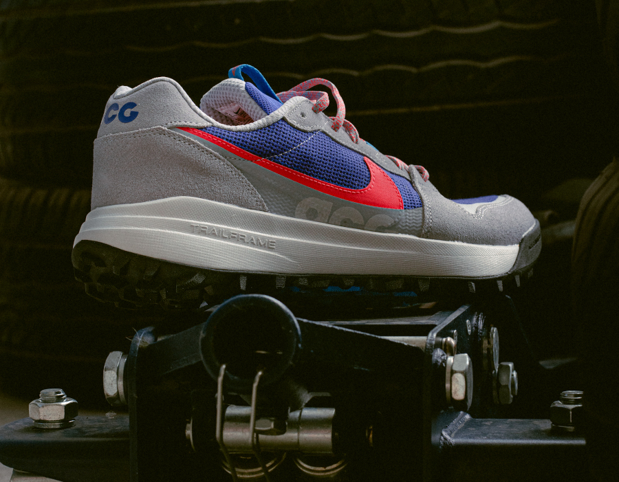 Nike Lowcate ACG grise bleue et rose fluo (4)