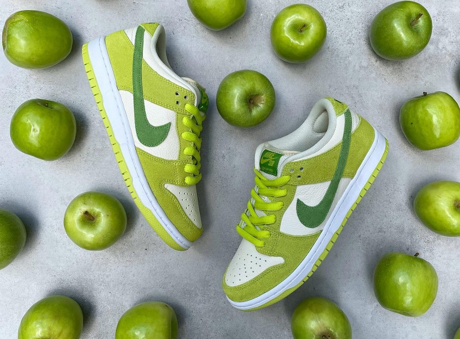 Nike SB Dunk Low Pro vert pomme (1)