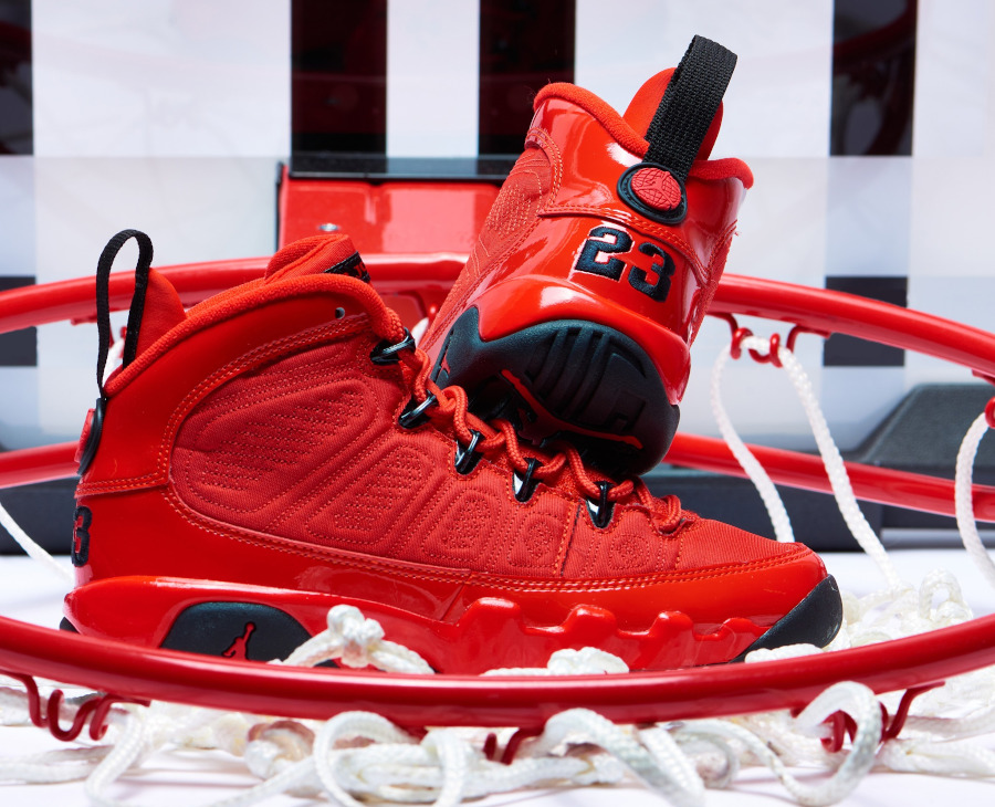 AJ9 Chile Red Patent Leather CT8019-600