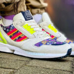 Adidas ZX 8000 KL monstres poilus on feet