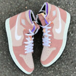 Air Jordan 1 High Zoom Air Comfort rose et beige (6)