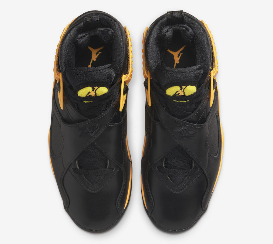 Air Jordan 8 noire et jaune (4)