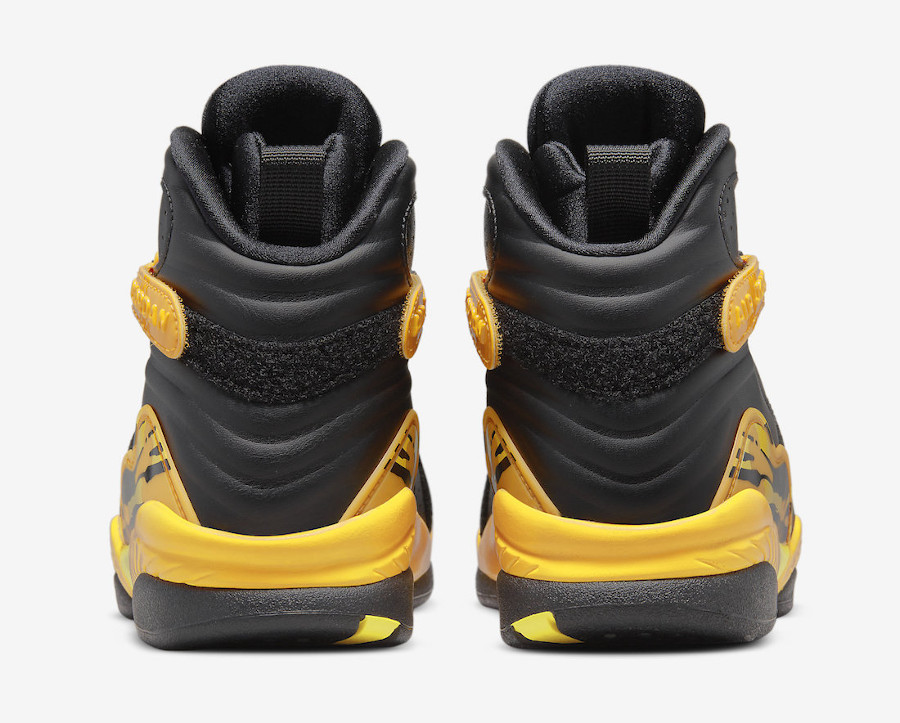 Air Jordan 8 noire et jaune (6)