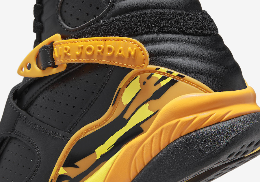 Air Jordan 8 noire et jaune (couv)