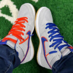 Nike SB Dunk High 'Mets' Rush Blue and Team Orange DH7155-001