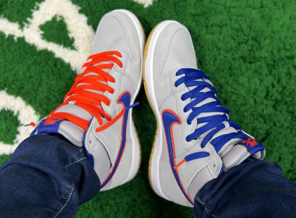 Nike SB Dunk High 'Mets' Rush Blue and Team Orange DH7155-001