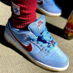 Nike SB Dunk Low Pro 'Philadelphia Phillies' Valor Blue and Team Maroon