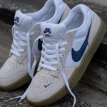 Nike SB Force 58 blanche beige et bleu foncé (couv)