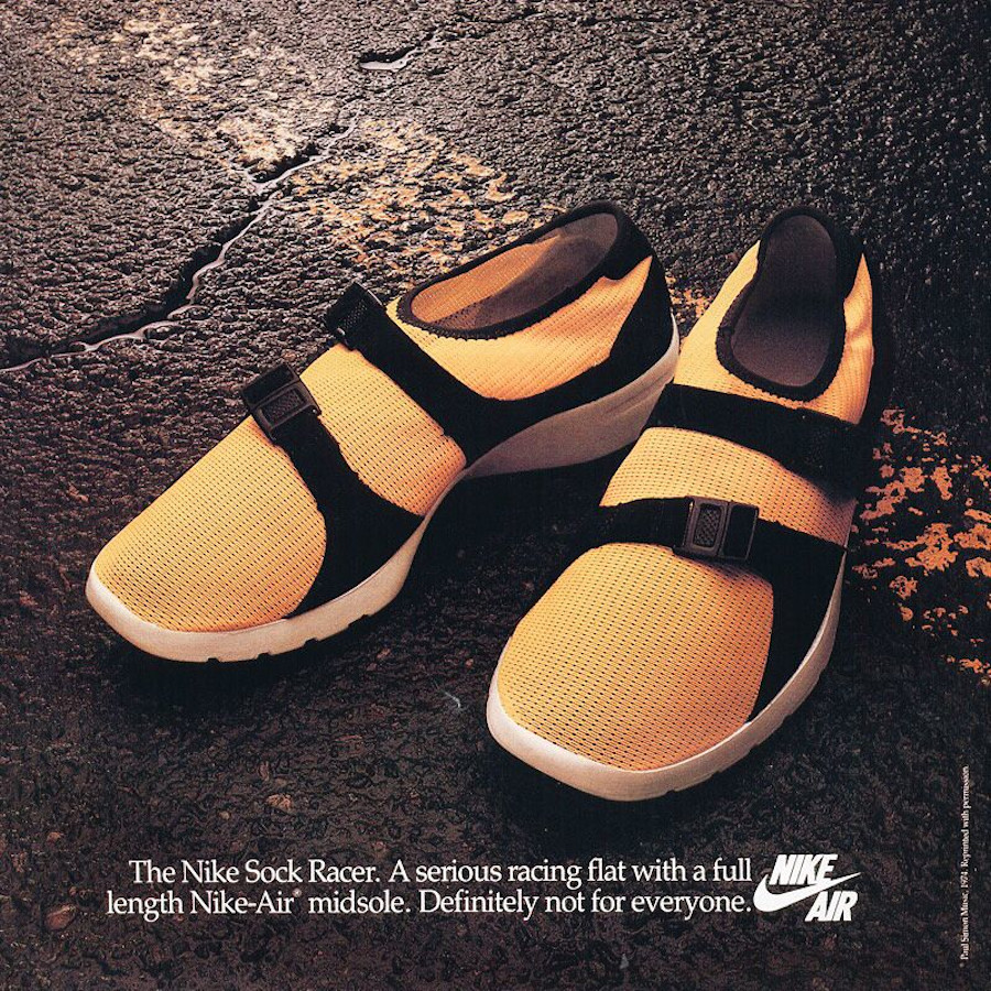Nike Sock Racer ad