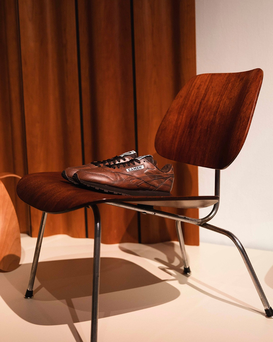 Reebok Classic Leather Lounge Chair & Ottoman (1)