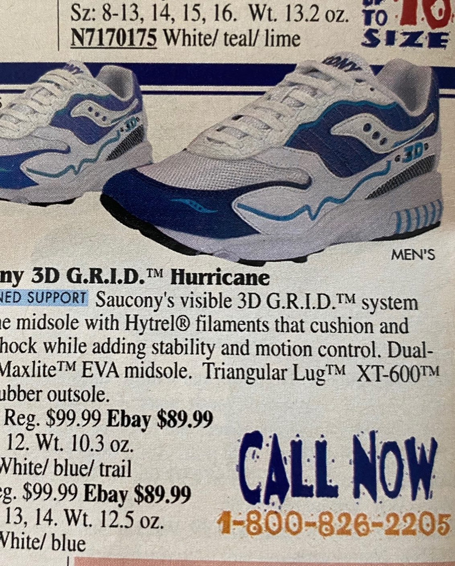 Saucony Grid 3D Hurricane 1997