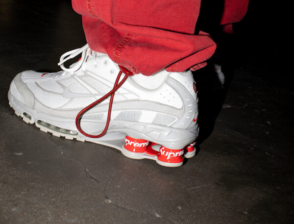 Supreme x Nike Shox Ride 2 blanche