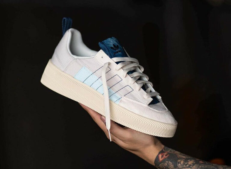 Adidas Nizza Lo 2022 blanc cassé et bleu marine (1-1)