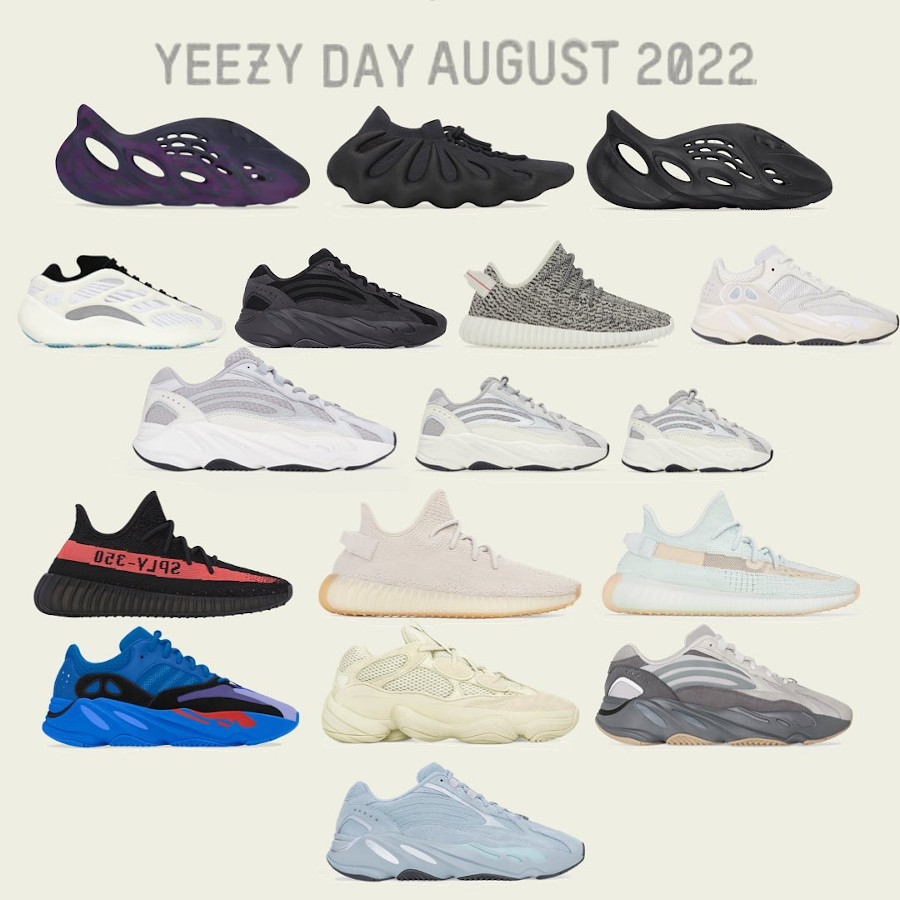 Adidas Yeezy Day août 2022