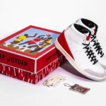 Air Jordan 2 x Nina Chanel Abney White and Gym Red