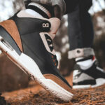 Air Jordan 3 Desert Elephant on feet