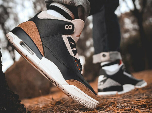 Air Jordan 3 Desert Elephant on feet