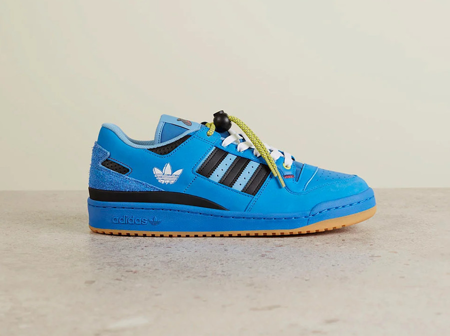HB x Adidas Forum Low bleue (2)