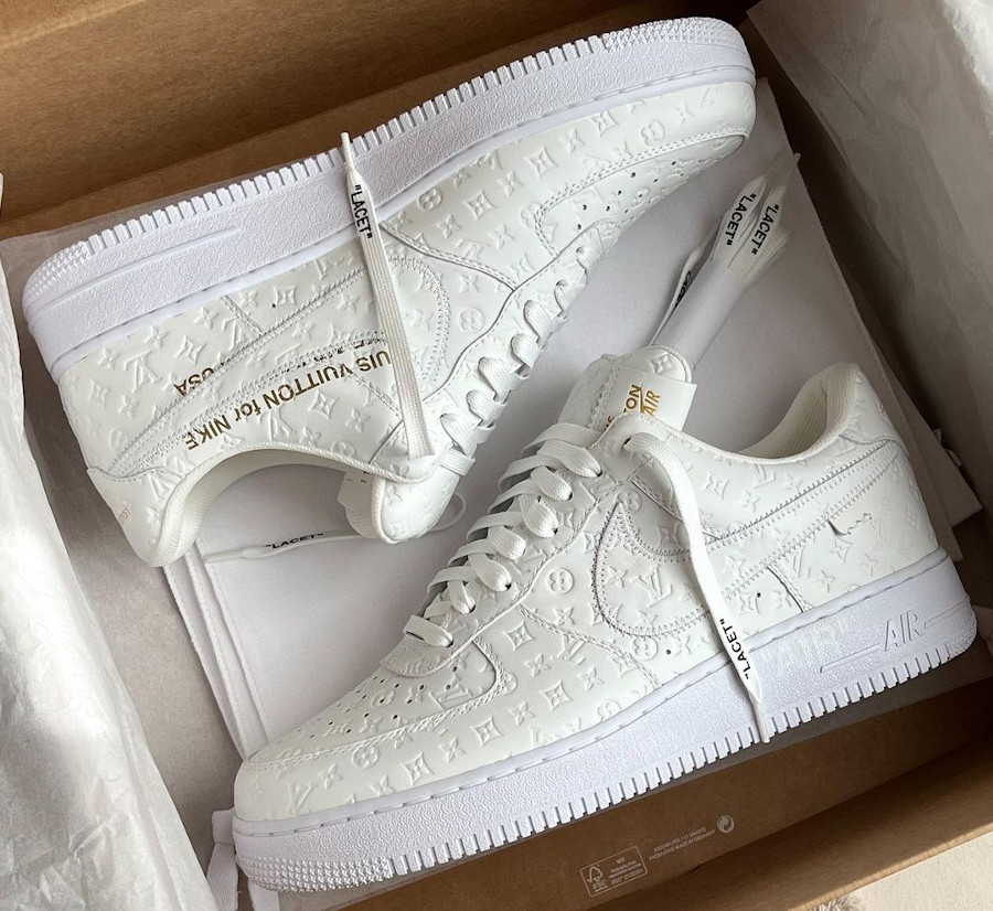 LV x Nike Air Force 1 Low blanche (2)