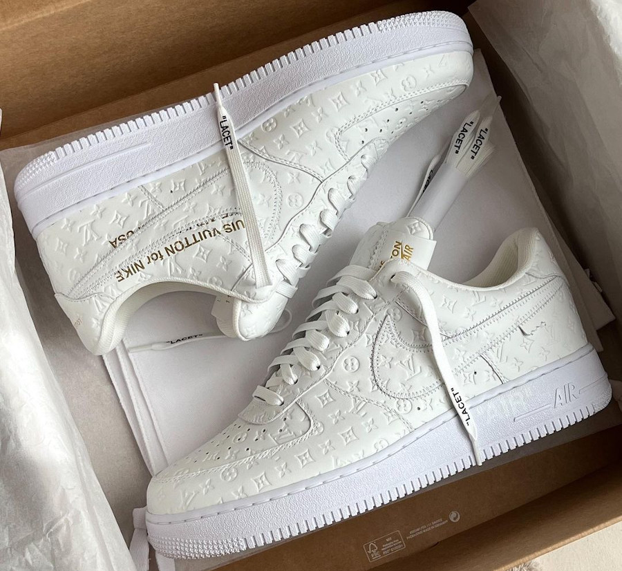 Louis Vuitton x Nike Air Force 1 $350,000 Auction